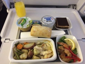 Here is the meal I ate during the flight from Atlanta to Paris
